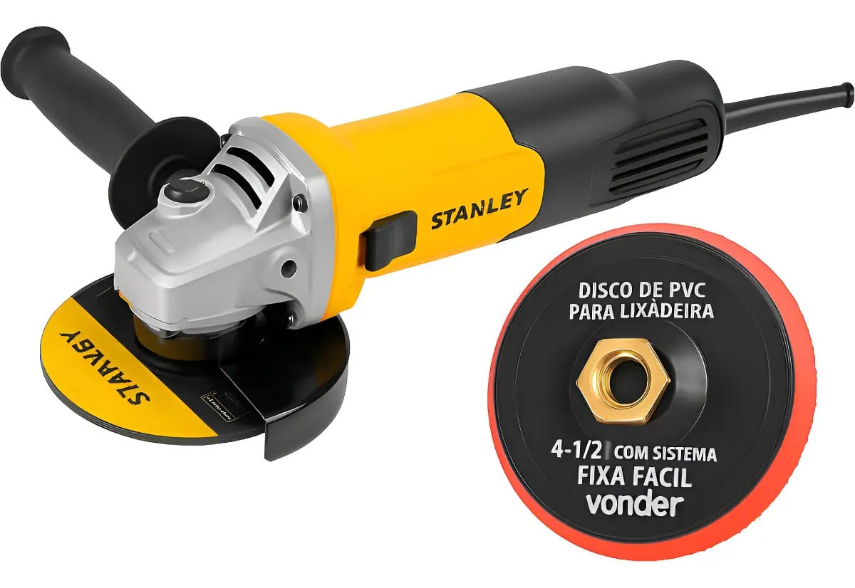 Esmerilhadeira Angular Stanley Sg7115 220v + Disco Lixadeira