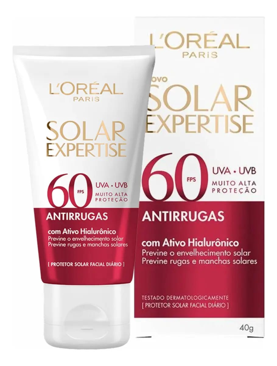 Loréal Expertise Protetor Facial Antirrugas Sem Cor Fps 60