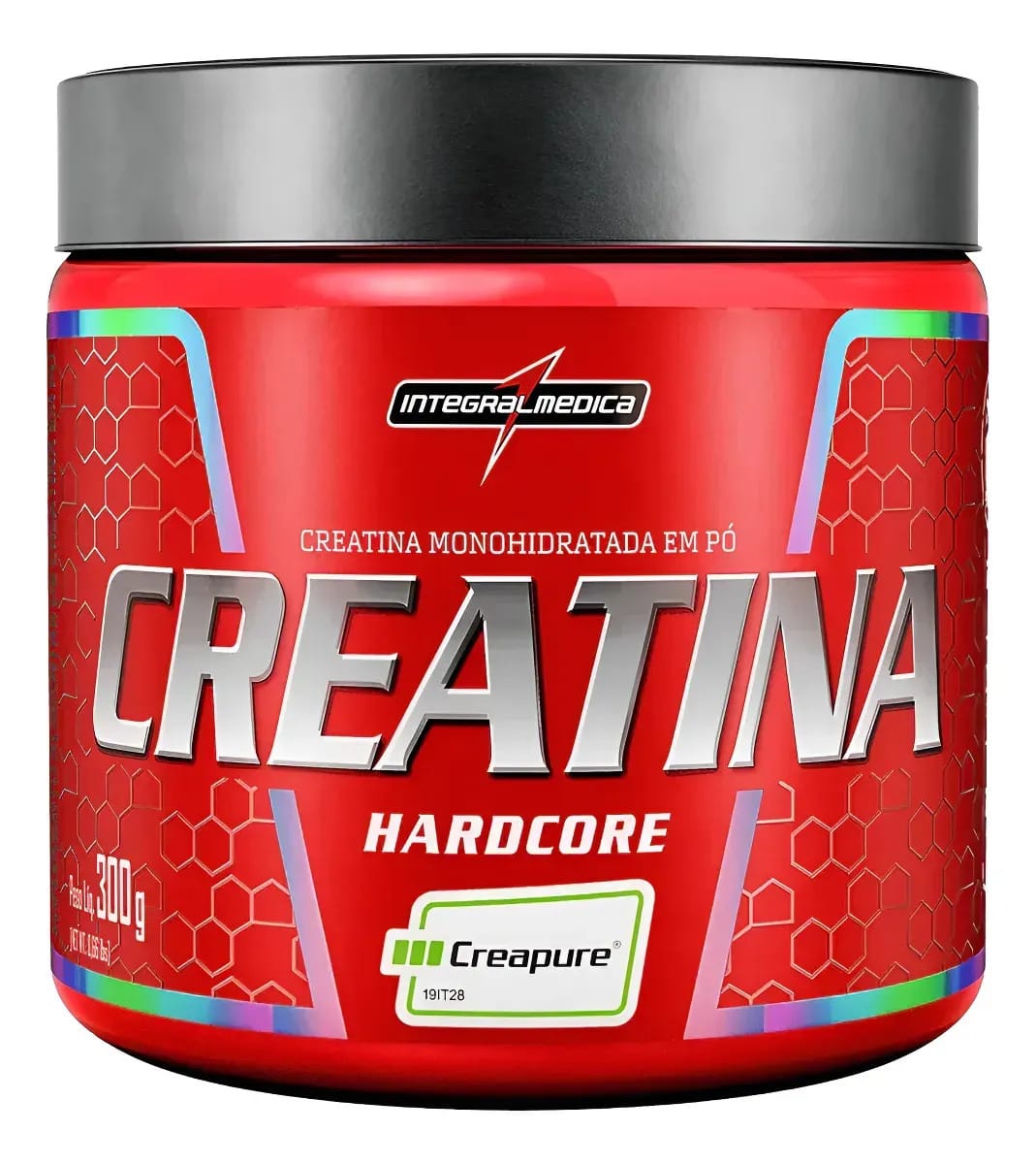 Creatina Hardcore Creapure Integralmédica 300g Sem Sabor