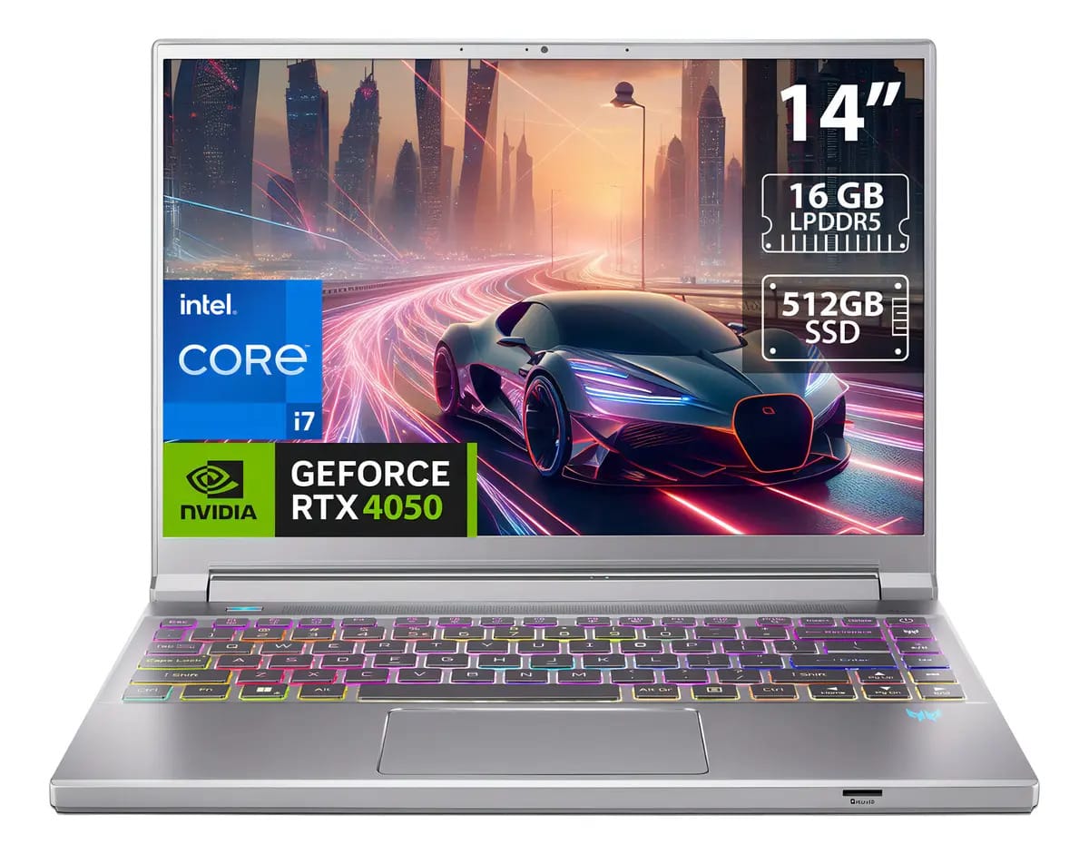 Acer Predator Triton 13700H 16GB RAM 512GB Cinza