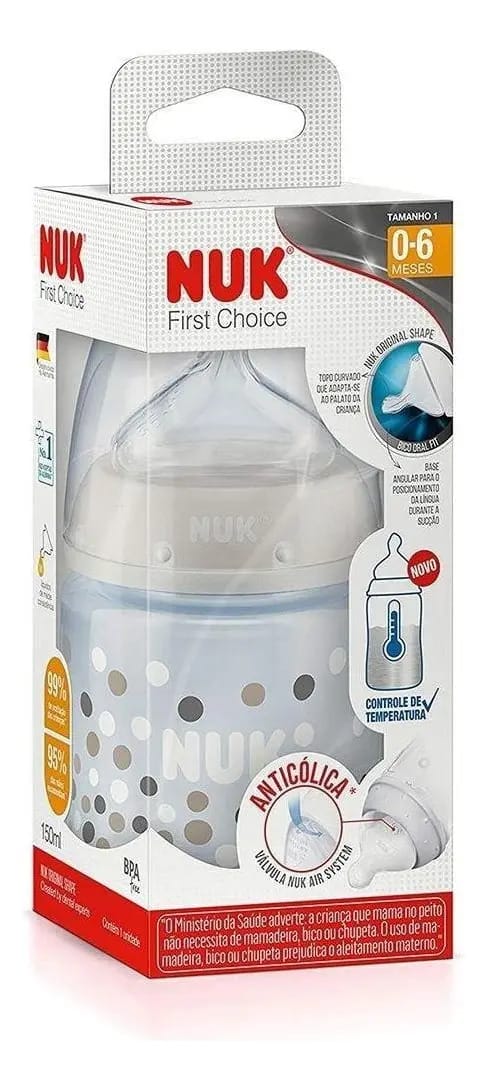Mamadeira Nuk First Choice Neutra 150ml