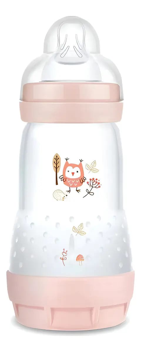 Mamadeira Mam Easy Start Girls 260ml Coruja 2m+ Ma01512