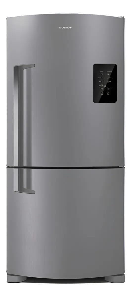 Geladeira Brastemp BRE85AK Frost Free Inverse 588L Cor Inox