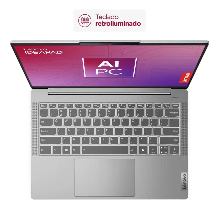 Notebook Lenovo Ideapad Slim 5 14imh9 Cultra 7 155h 16gb 1TB, cor cinza