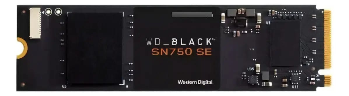 Ssd Solid Drive Wd 500gb Nvme Pcie M2 2280 Black Sn750