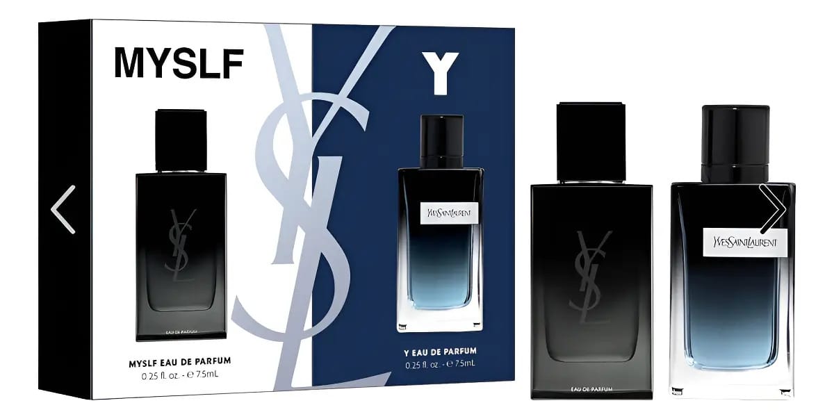 Conjunto masculino Yves Saint Laurent Mini Cologne Duo 7,5 ml Myslf