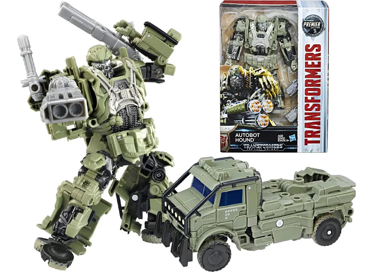 Transformers Hasbro Premiere Edition Autobot Hound Voyager Class