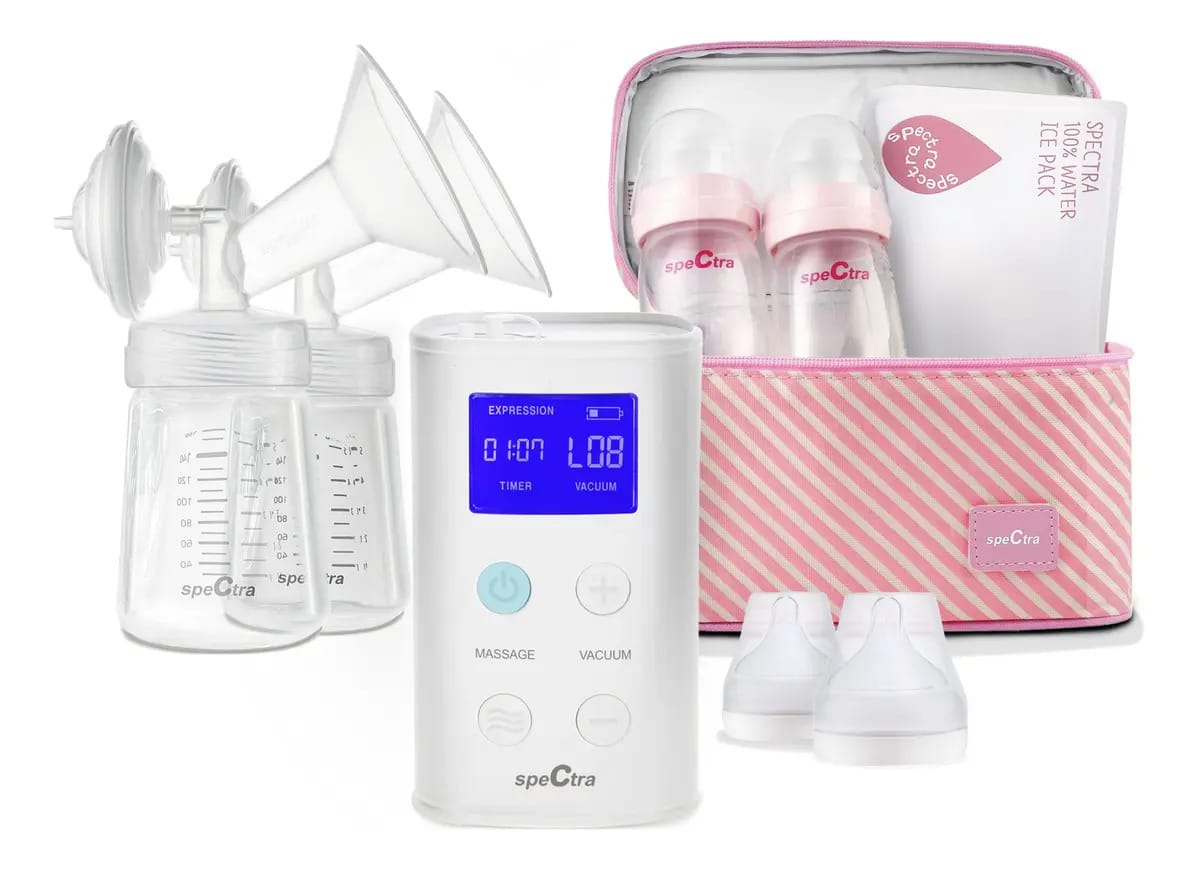 Kit de bomba tira leite e refrigerador elétricos Spectra 9 Plus