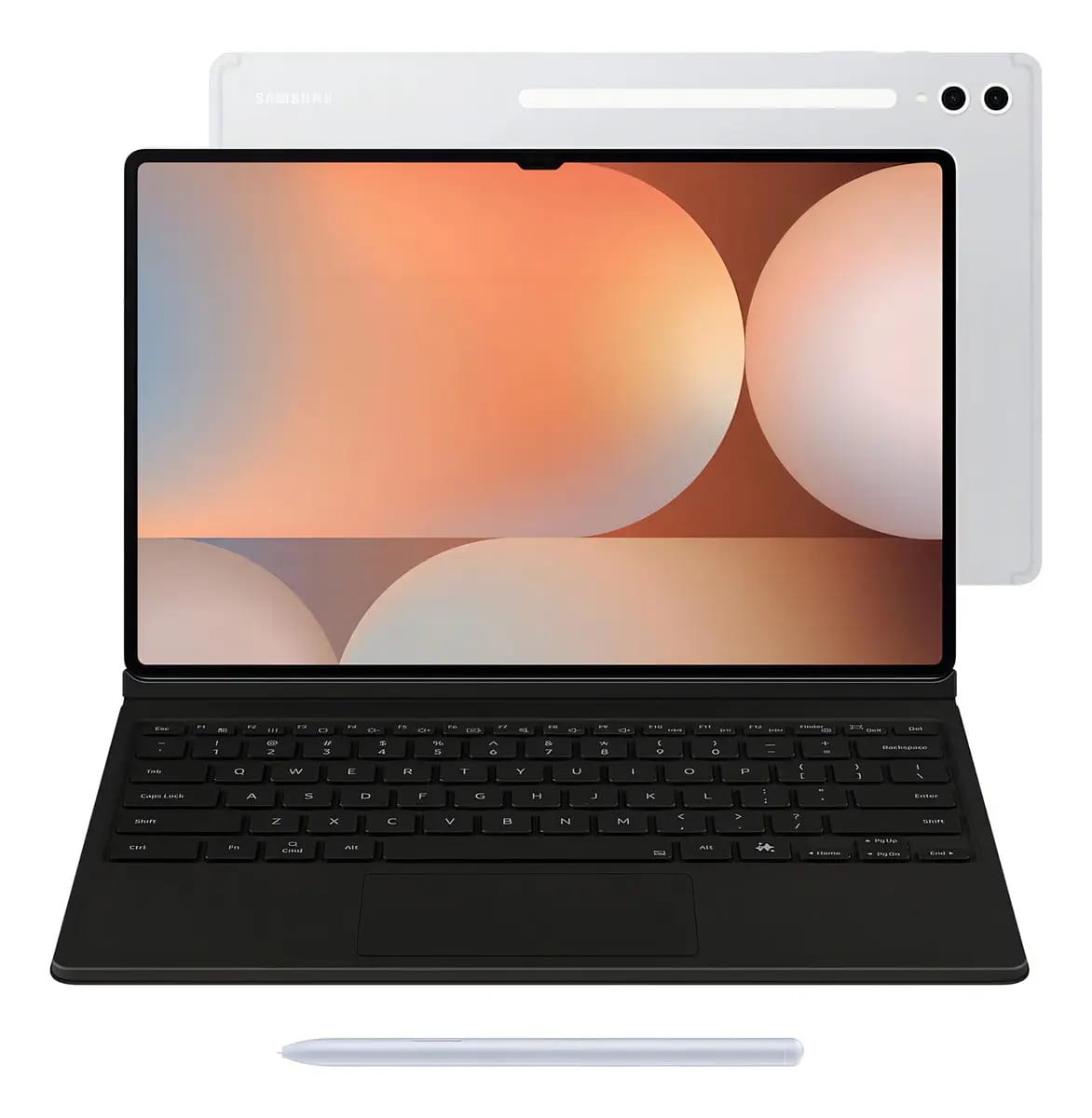 Tablet Samsung Galaxy Tab S10+ Plata, 256 Gb, 12 Gb de RAM, tela de 12,4 polegadas, S Pen e capa tipo teclado incluídos