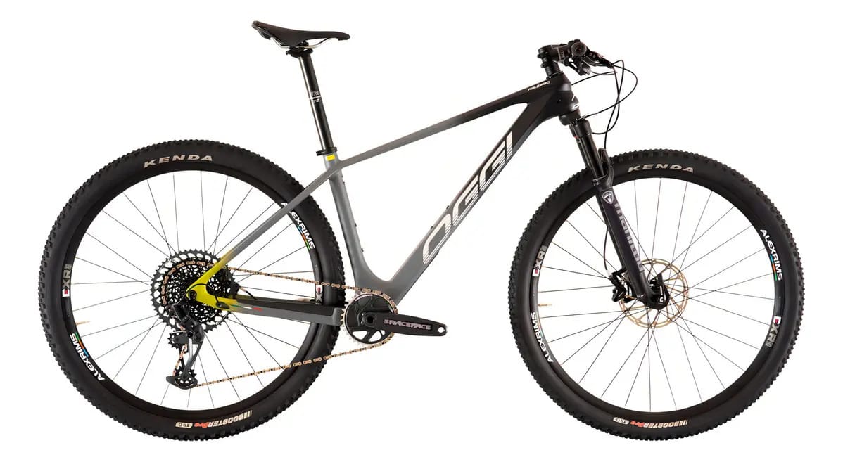 Bicicleta Oggi Agile Pro Carbon Ed Ltd Deore 12v Manitou Cor Graf/pto/vd