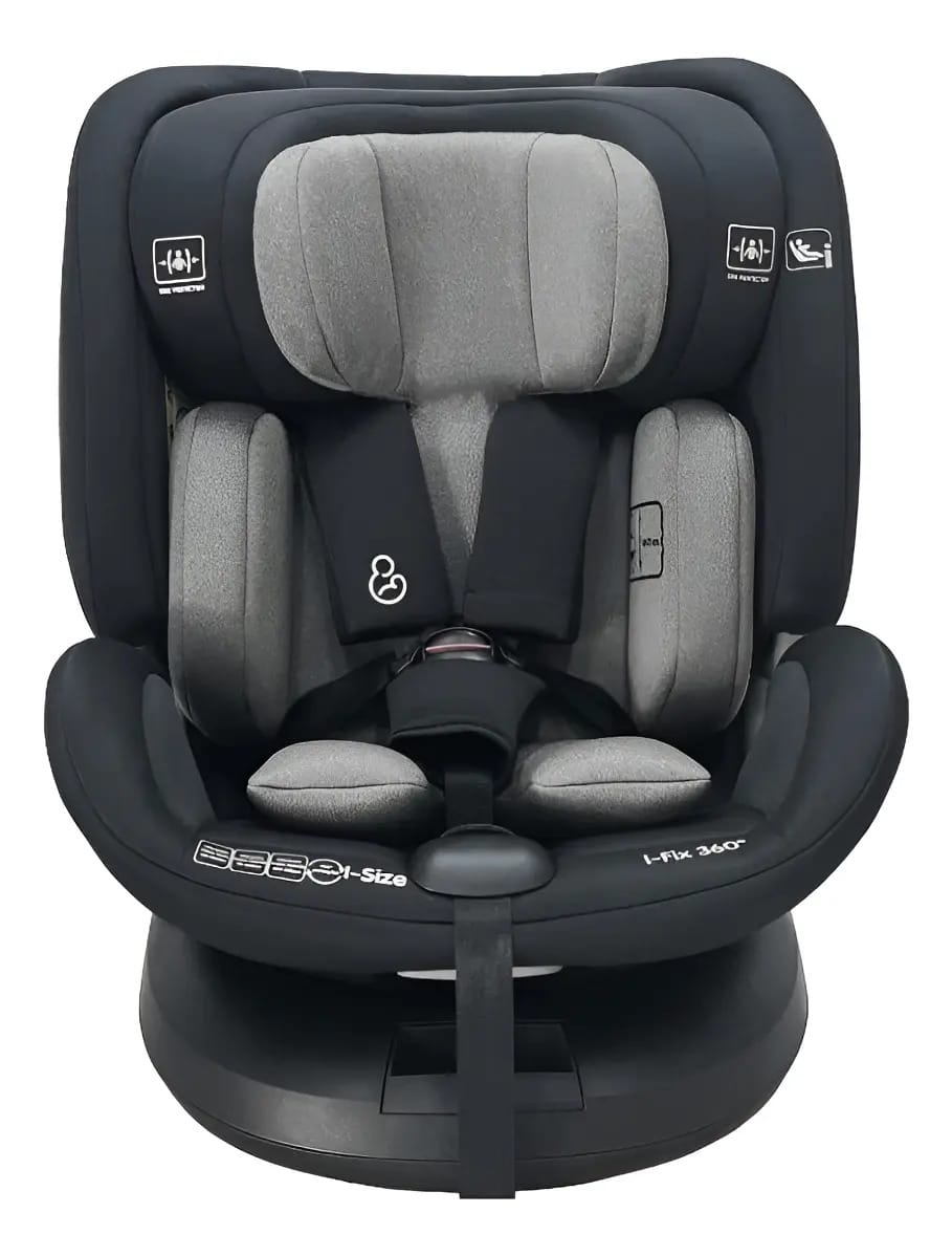 Cadeirinha Para Carro Galzerano I-fix 360 Preto Camel Preto