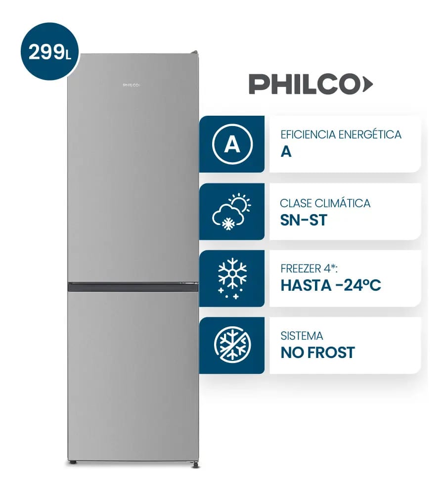 Philco Philco Geladeira 299L Inox
