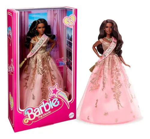 Boneca Barbie Presidente Colecionável Articulada do Filme com Acessórios