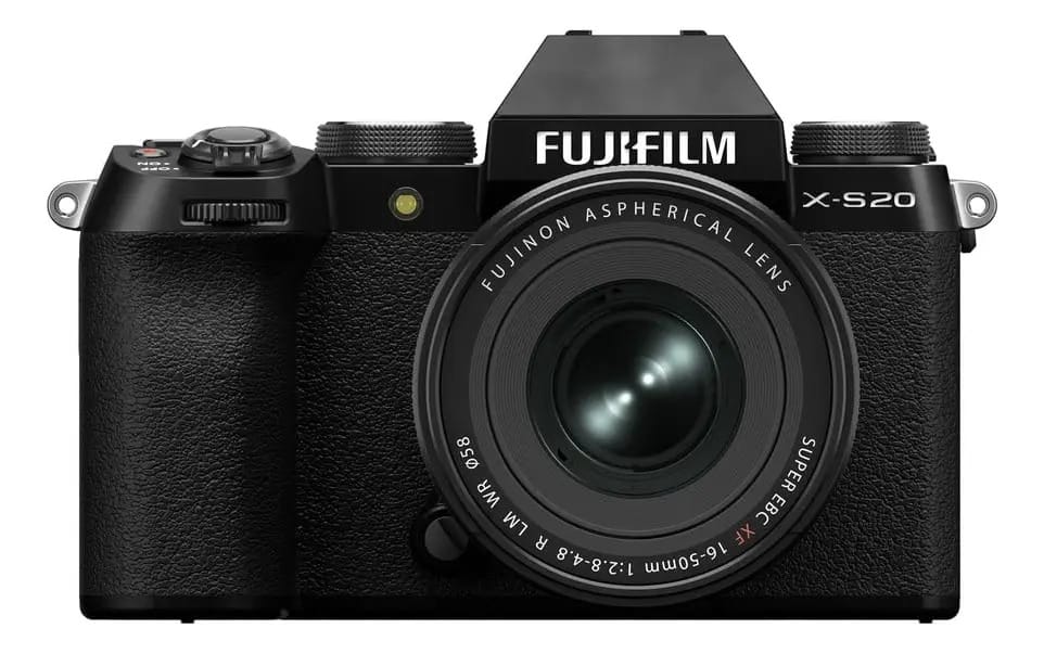 Camera Digital Fujifilm X-s20 Lente Xf16-50mm Preto