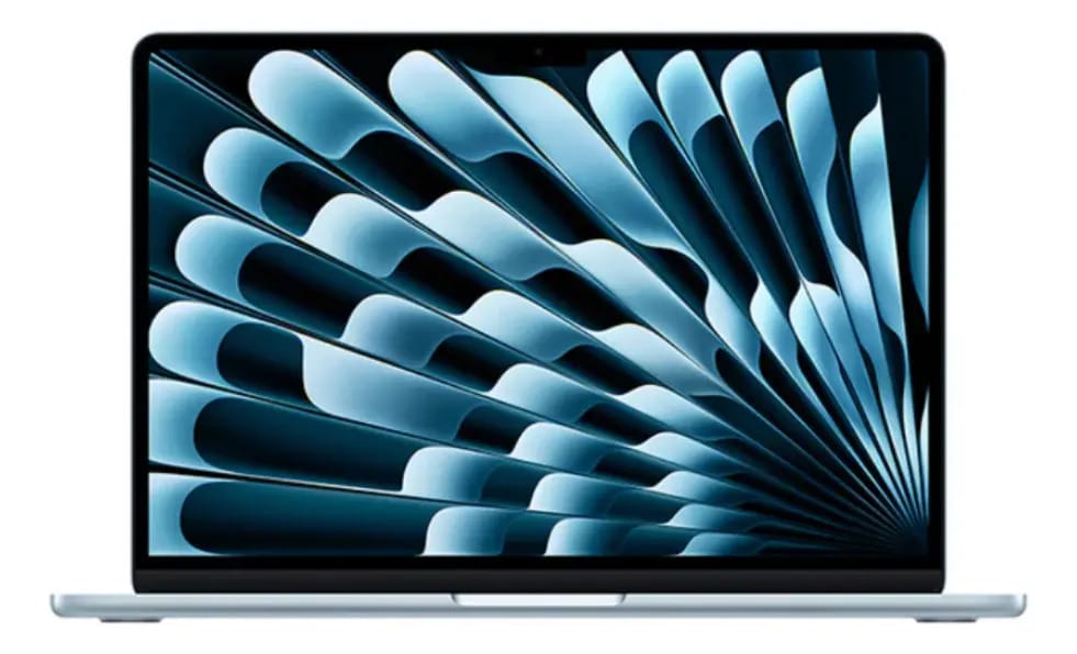 Apple MacBook Air M4 MW0Y3BZ/A Azul celeste 13,6" 2560 px x 1664 px Disco SSD 256 GB Apple Macbook Air Apple M4 Macbook Air M4 16 GB de RAM