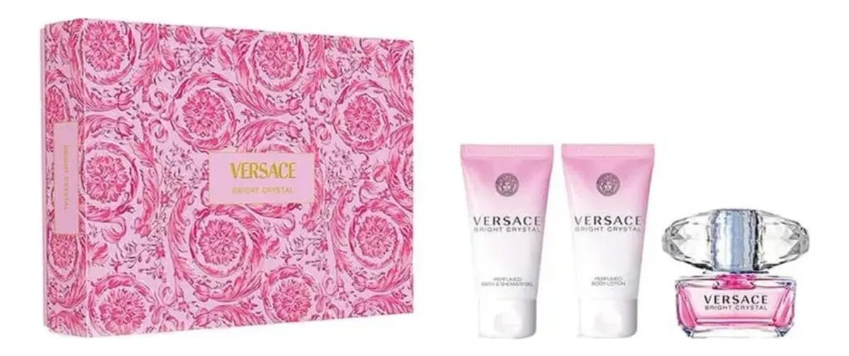 Versace Bright Crystal Wom Edt (3 Produtos)