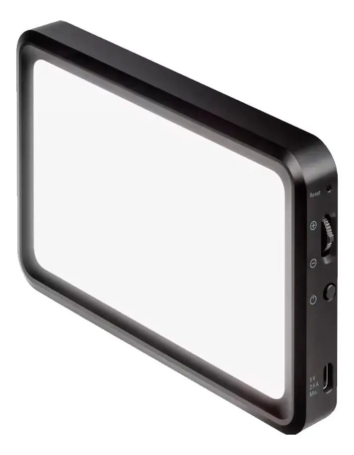 Painel de iluminação portátil Elgato 10lad9901 Estrutura Usbc de 8k lúmens, luz preta e branca