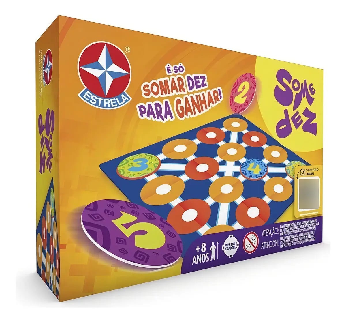 Jogo Some Dez Estrela - Jogo De Estratégia