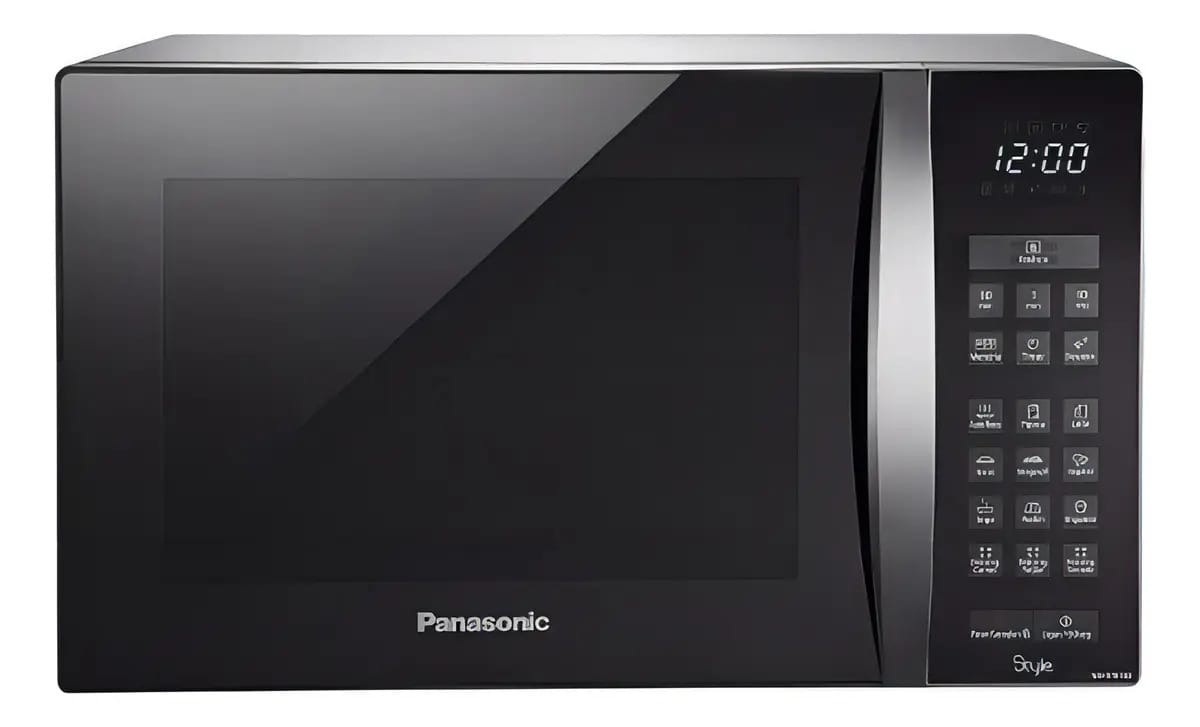 Microondas Panasonic Style Aço Inox 32l Nn-st67hsr