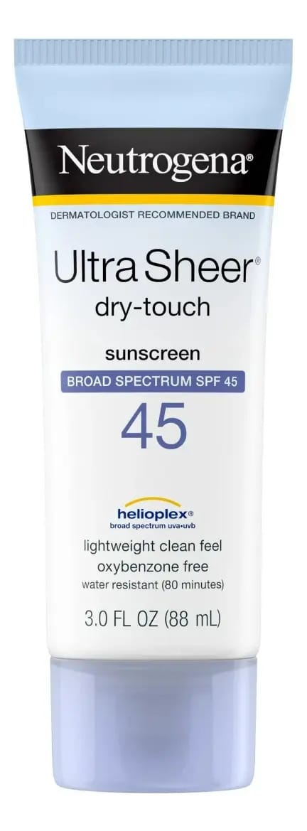Protetor Solar Neutrogena Ultra Sheer Broad Spectrum 45 Spf