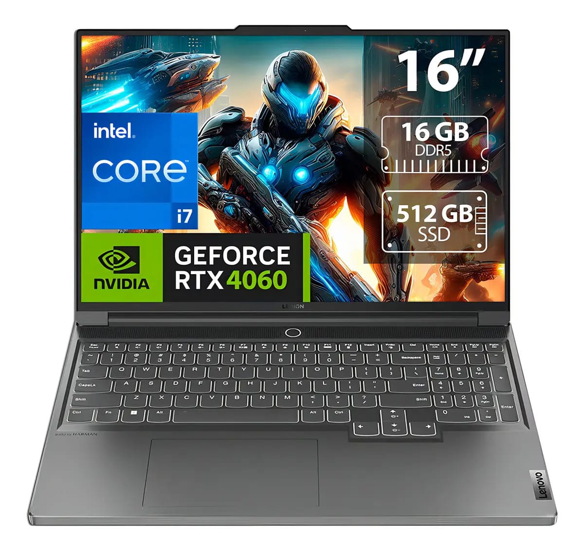 Lenovo Legion Slim 5 13700H 16GB RAM 512GB Cinza