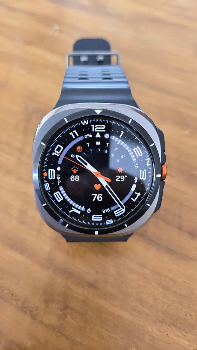 Galaxy Watch 7 Ultra (47mm, Lte) Pulseira Cinza-escuro