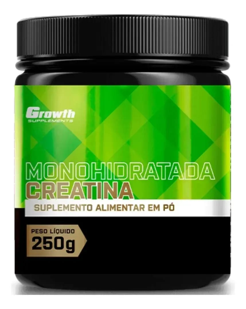 Creatina Growth Supplements (250g) Monohidratada - Sabor Sem Sabor