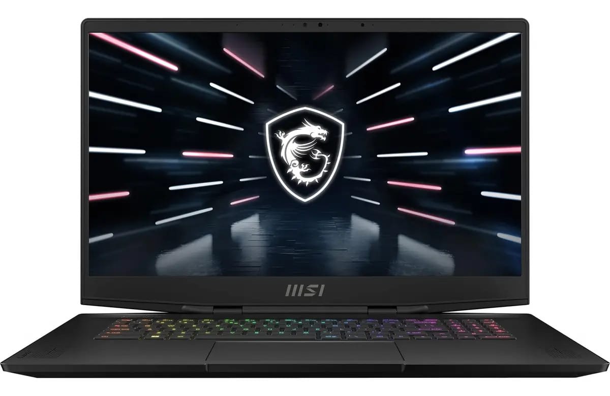 Laptop para Jogos Msi Stealth Gs77 17.3\ Qhd 240 Hz, Ultrafino e Leve: Intel Core I7-12700h Rtx 3080 Ti 32 Gb Ddr5 1 Tb Nvme Ssd, Usb Tipo C, Thunderbolt 4, Cnc Aluminum, Win11 Pro: Core Black