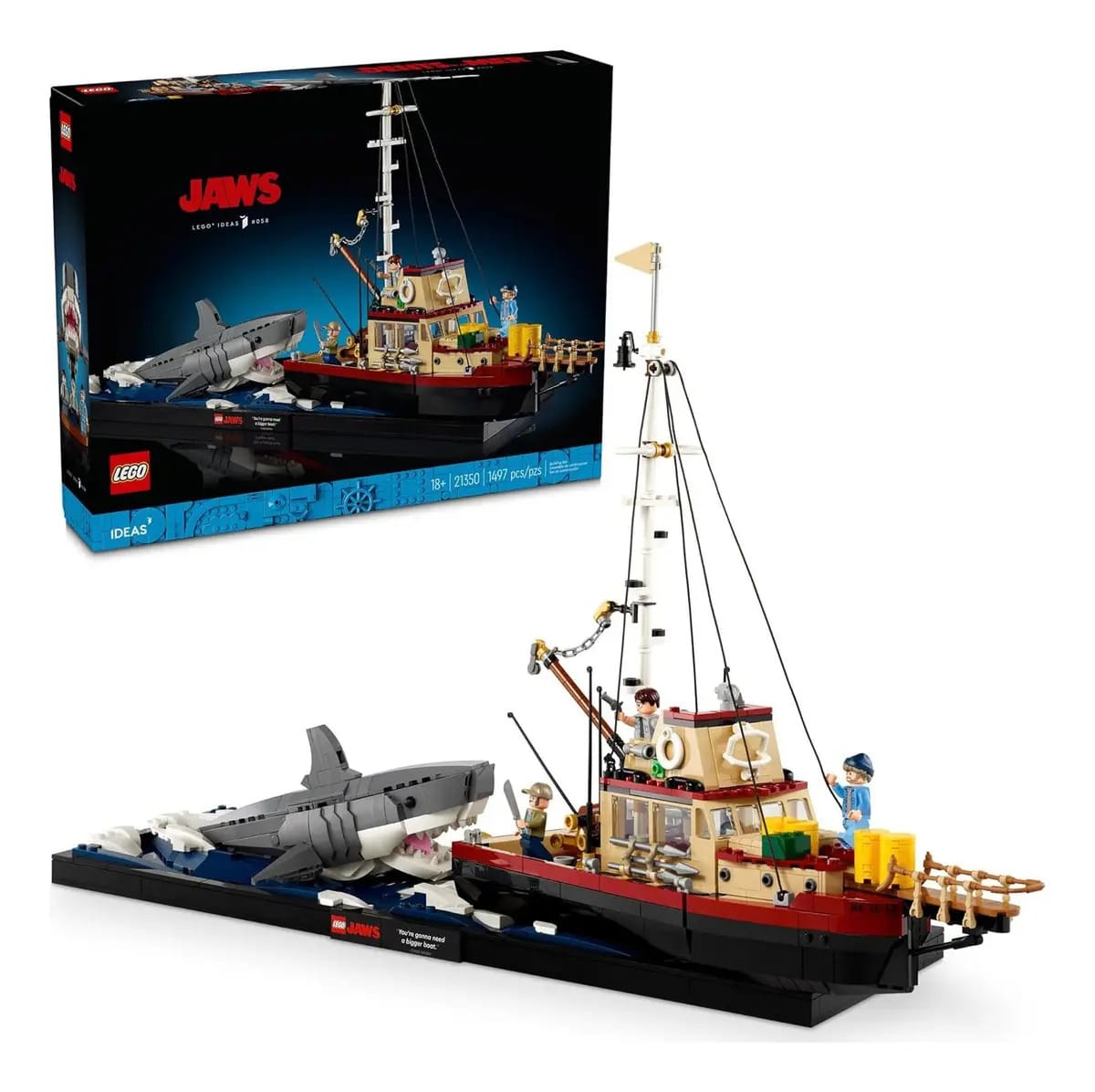 Lego Ideas 21350 Tubarão - Filme Jaws 1497