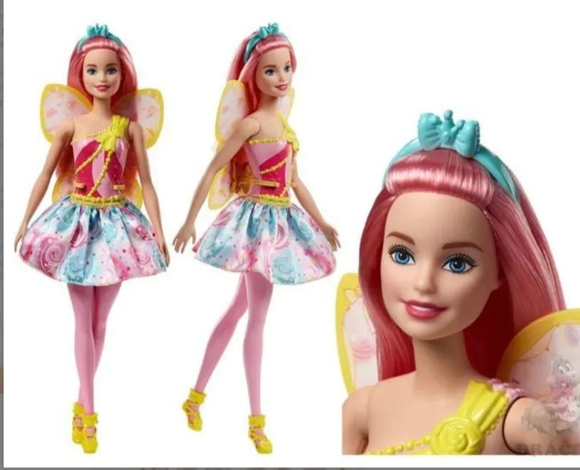 Barbie Dreamtopia Fada de cabelos rosados