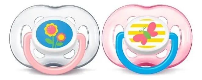 Chupeta Freeflow Dupla Decorada 18m+ Menina - Philips Avent Cor Outro