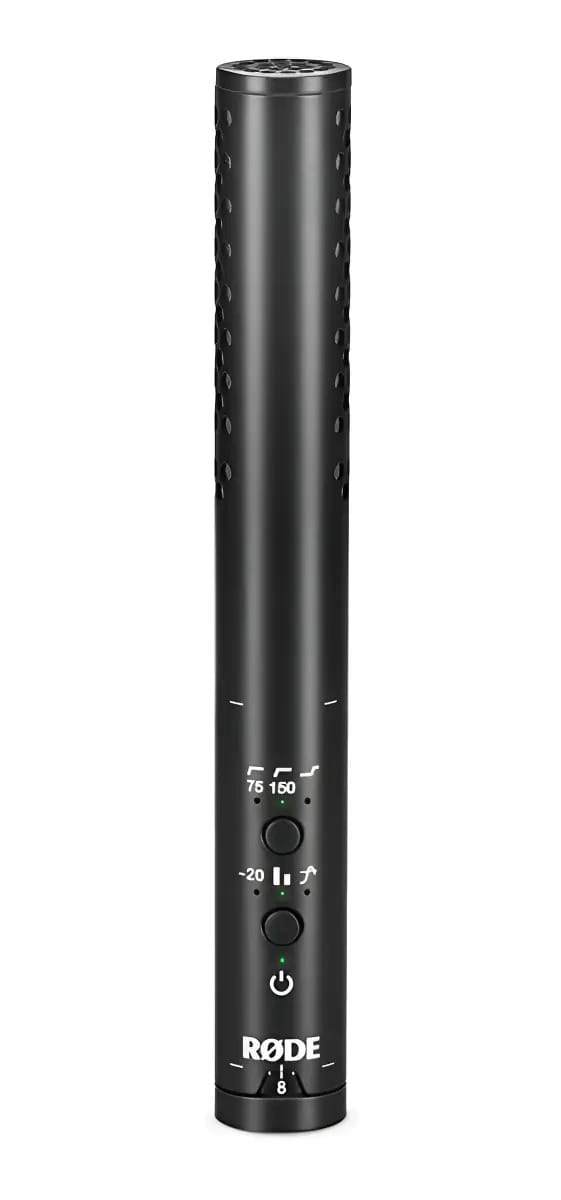 Microfone Rode VideoMic NTG Condensador Supercardioide cor preto