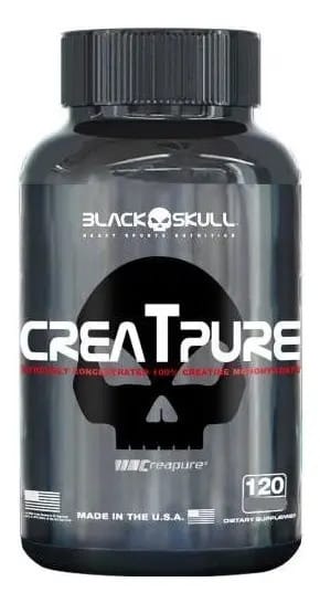 Creatpure - 120 Cápsulas - Black Skull