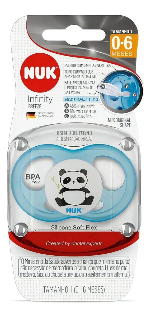 Chupeta Nuk Infinity Clean Personalizado Silicone