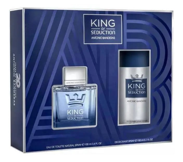 Kit Coffret King Of Seduction Antonio Banderas Edt Masculino
