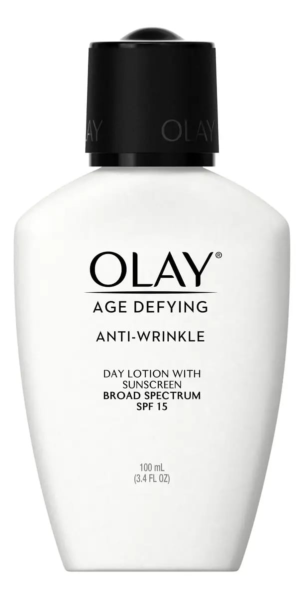 Hidratante facial antienvelhecimento Olay, loção diurna