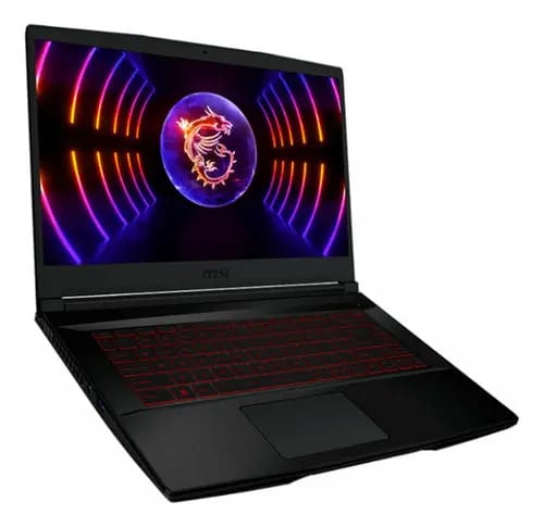 Laptop Gamer Msi Thin Gf63 i7-12650H 16gb 512gb Rtx4060 W11h Cor preta