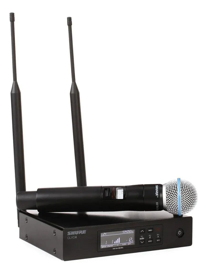 Microfone Shure Qlxd-24/beta-58