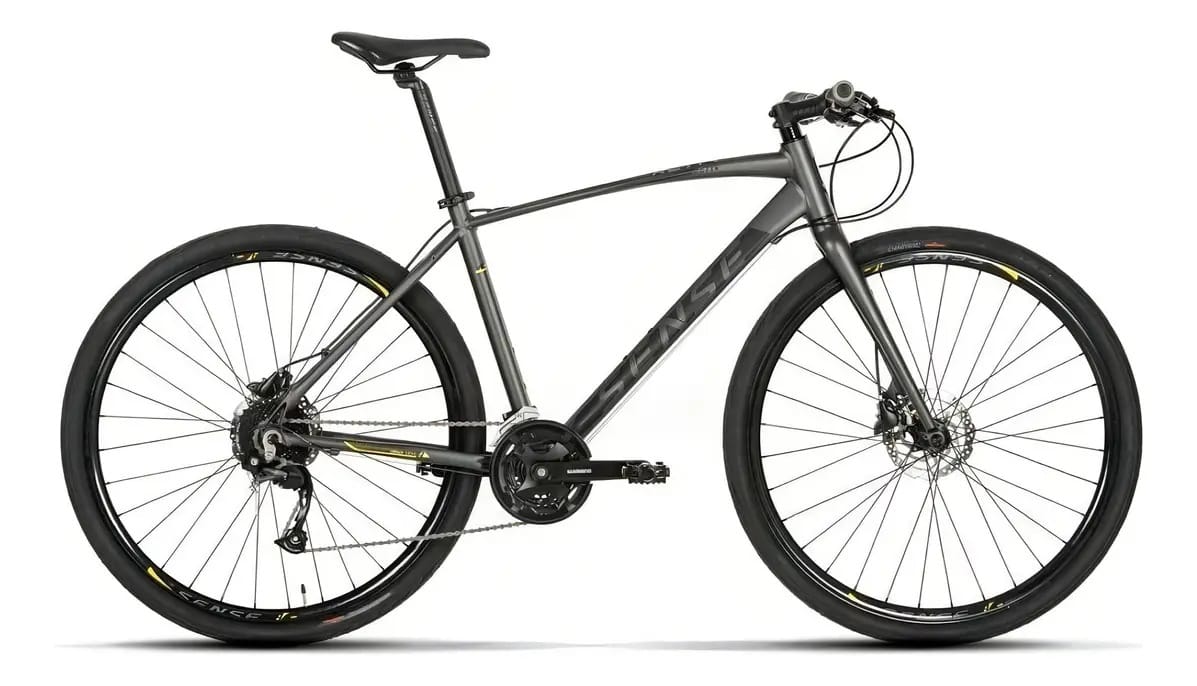 Bicicleta urbana Sense Activ 2019 R29 tamanho do uadro 19" - cinza