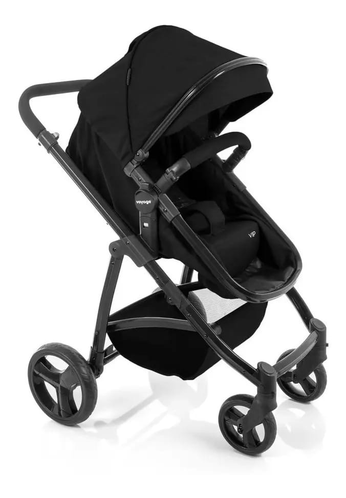 Carrinho De Bebê Vip Voyage Cor Preto