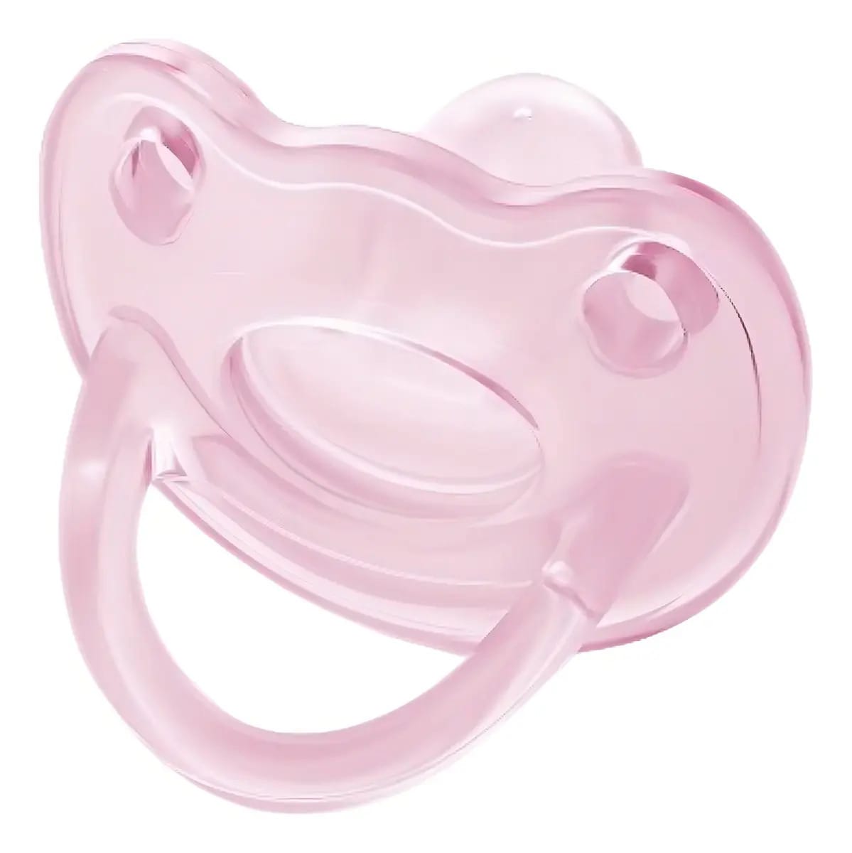 Chupeta Lillo Soft Divertida Orto 100% Silicone 0-6 Meses Cor Rosa