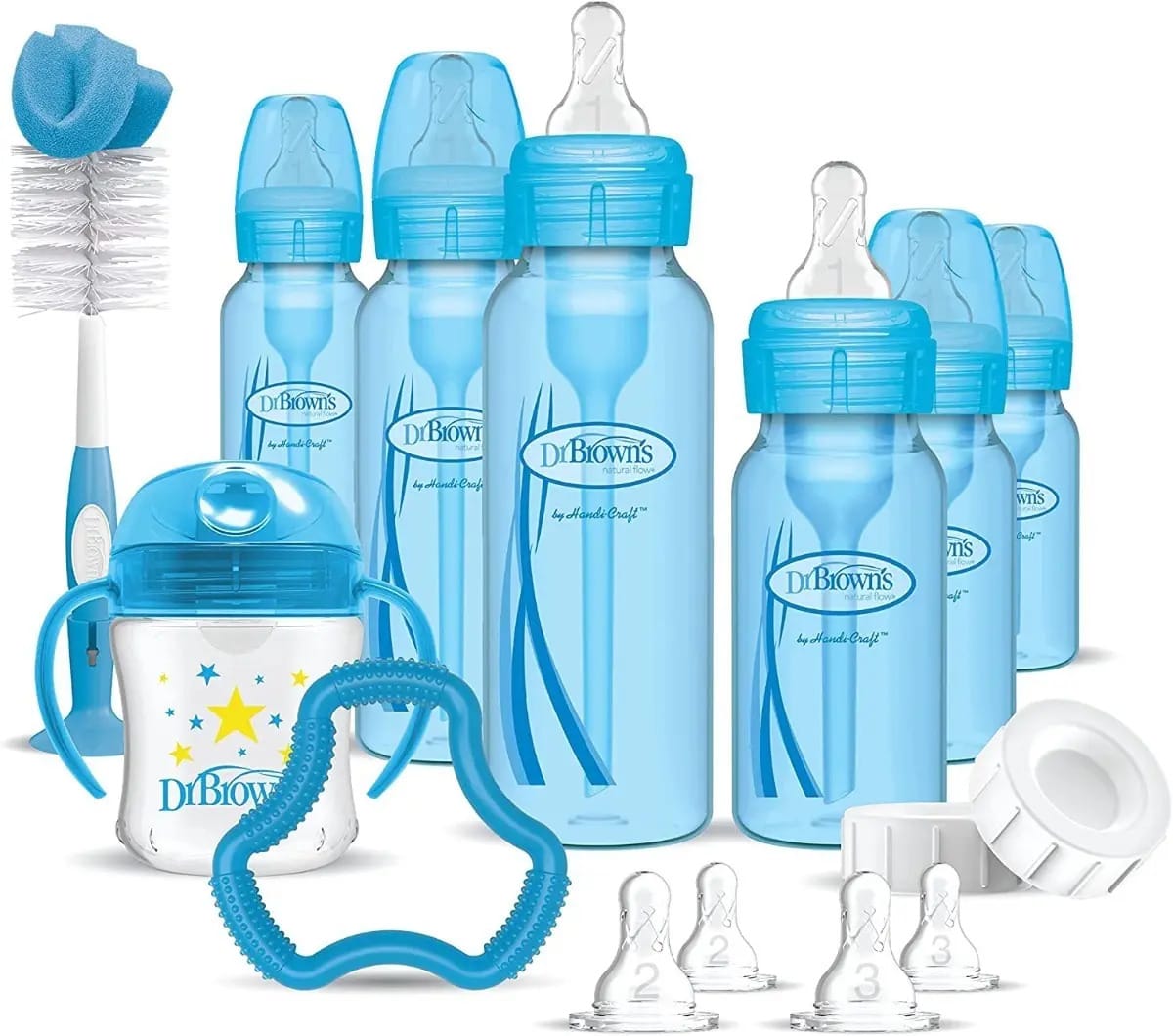 Opções do conjunto Dr Browns + Azul Sb0504 Botellas Anti Colicos