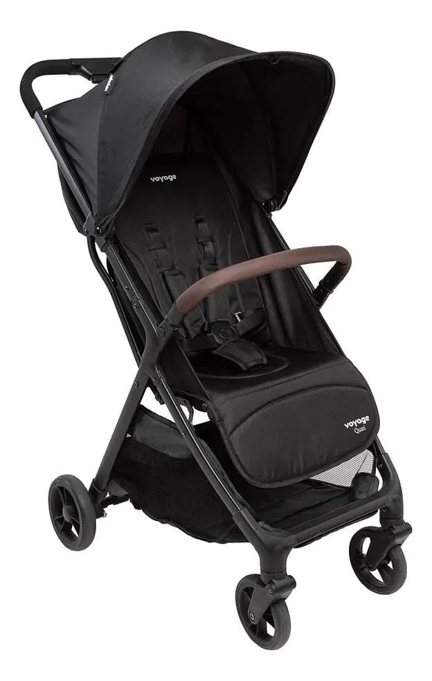 Carrinho De Bebê Passeio 0-22kg Preto Quati Voyage