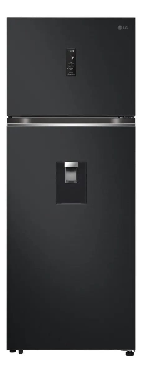 Geladeira com freezer inverter LG Refrigerador LG VT45APMC con capacidad de 449L preto - Excelente (Recondicionado)