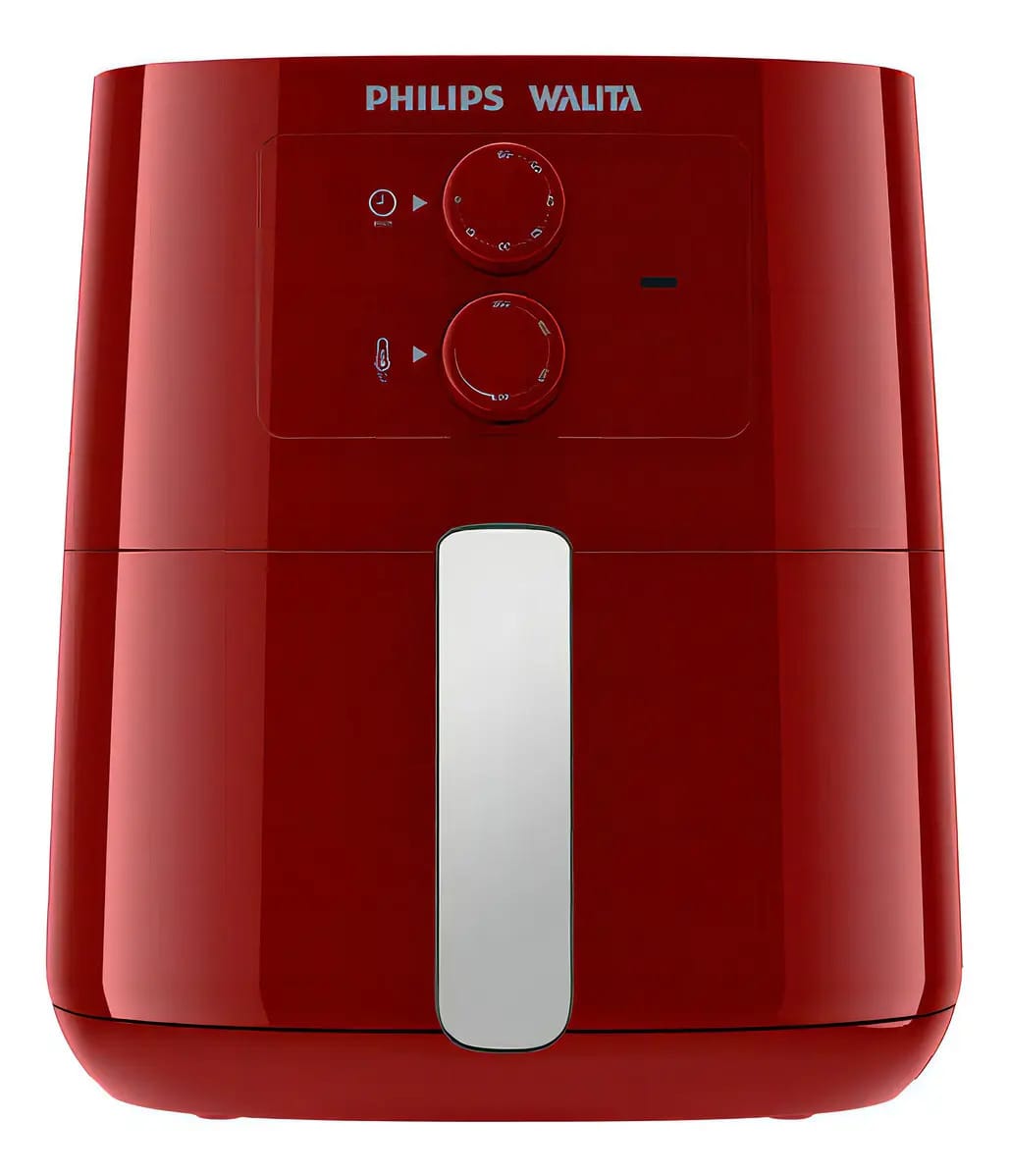 Fritadeira Airfryer Philips Walita Série 3000 4,1l 1400w Vermelha Ri9201 -