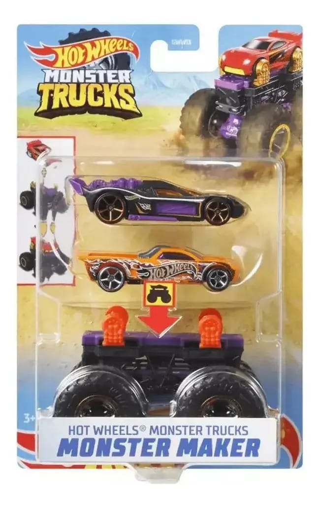 Hot Wheels Monster Trucks Criador De Monstros - Mattel Roxo