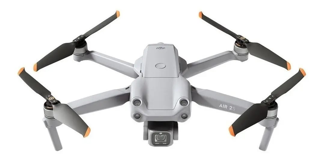 Drone Dji Air 2s Drdji023 Fly Câmera 5.4k Cinza 3 Baterias