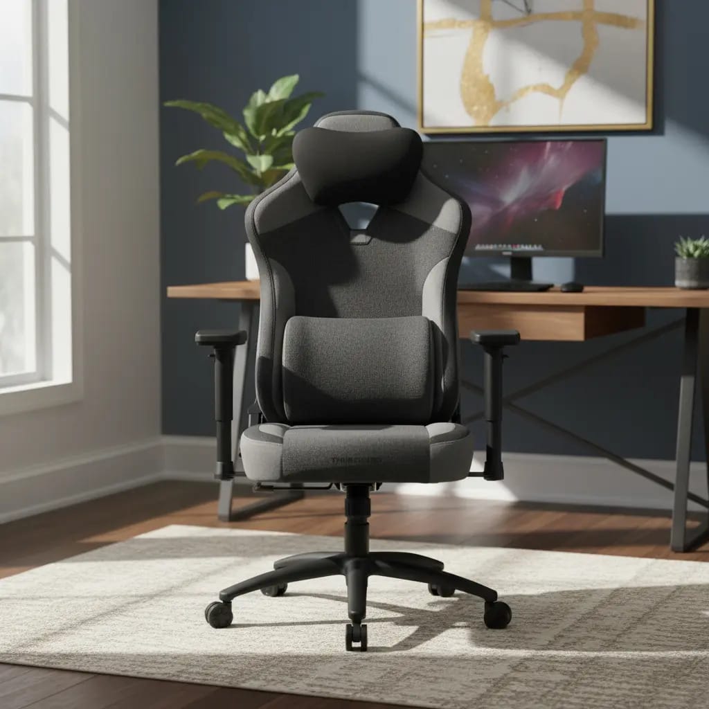 Cadeira Gamer Ergonômica ThunderX3 Eaze Loft Giratória Preta