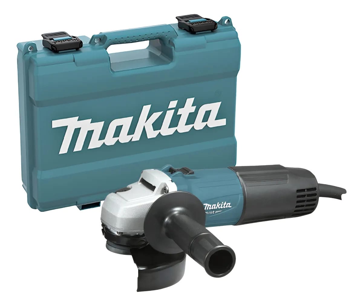 Kit Makita Esmerilhadeira Angular 115mm 600w M0901b + Maleta Azul