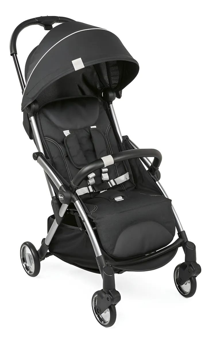 Carrinho Chicco Fechamento Automático Goody Plus Preto